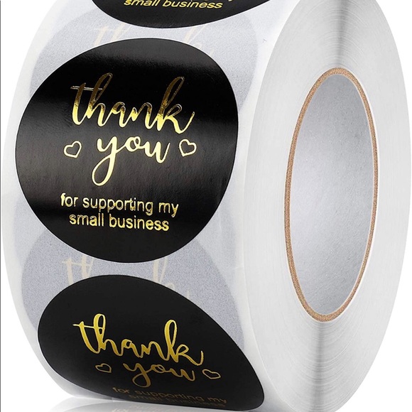 NEW Poshmark Packages "Thank you!" Gift Wrapping Shipping Supplies Set ~ 160Pcs - Picture 6 of 16